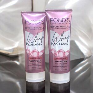 2 Ponds Bright Miracle Ultimate Clarity Whip Collagen NIASORCINO Whip Foam 100g